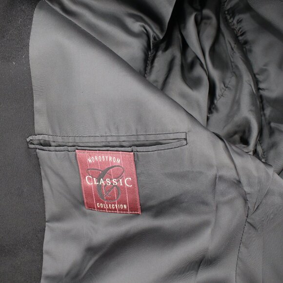 Nordstrom x Loro Piana Sport Coat Men's 48L Classic Cashmere Two Button Black - Picture 11 of 14